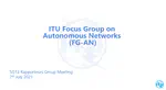 SG13 Technical Tutorial on Autonomous Networks 
